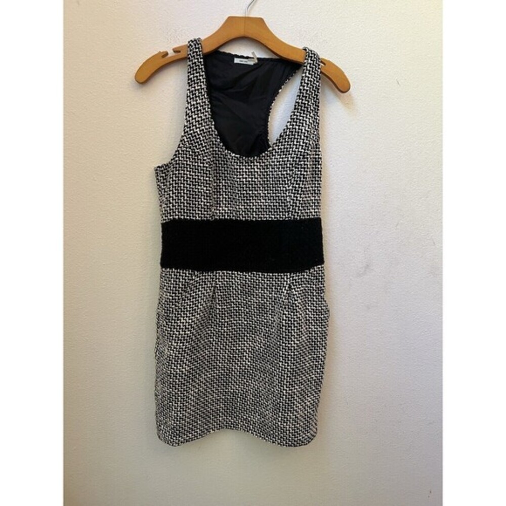 KIMCHI BLUE URBAN OUTFITTERS BLACK WHITE PLAID DRESS SIZE 8 (S2)